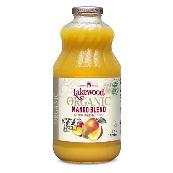 Lakewood Organic Mango 100% Juice Blend, 32 Fl Oz