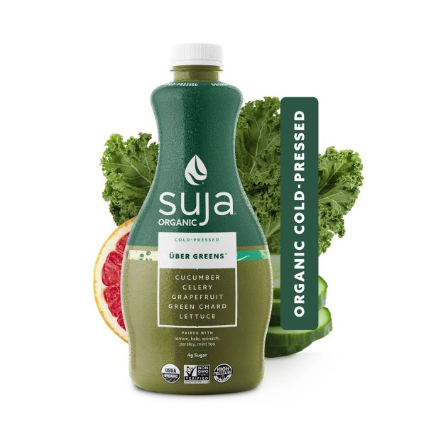 Suja Organic Cold-Pressed Uber Greens, 46 oz