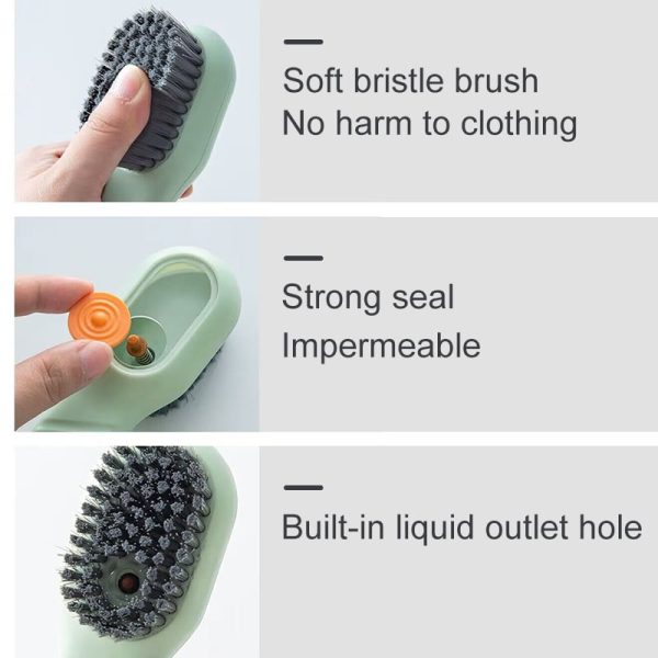 Shoes brush deep cleaning clothes soft bristles brush - Image 4